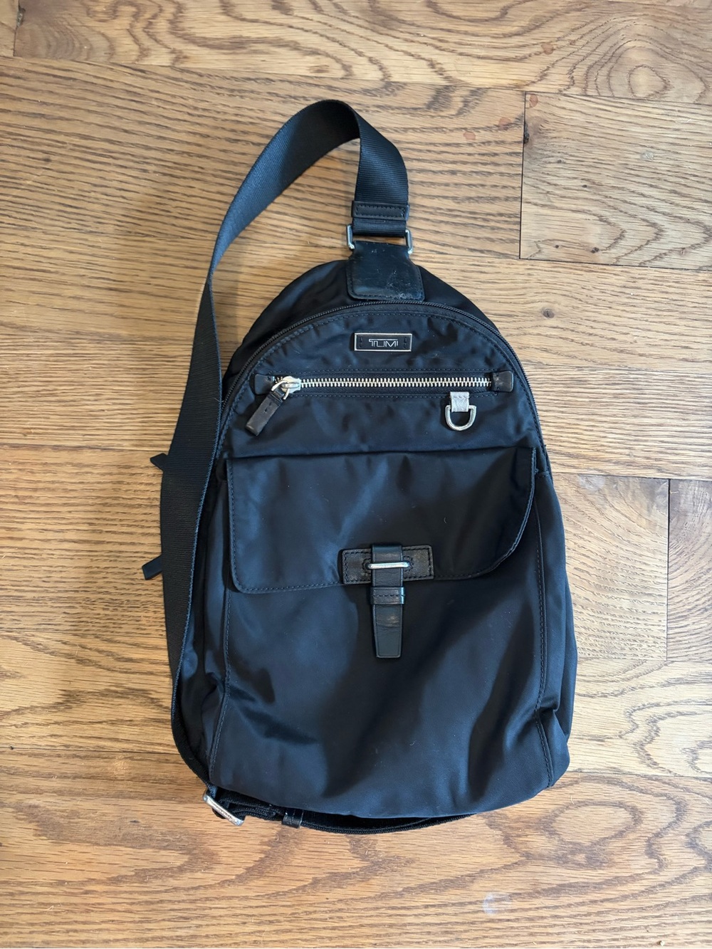 Tumi Black Sling Crossbody Bag